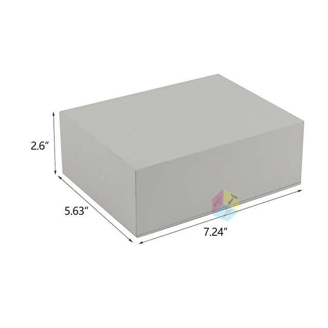 white glossy dress packaging designer gift boxes