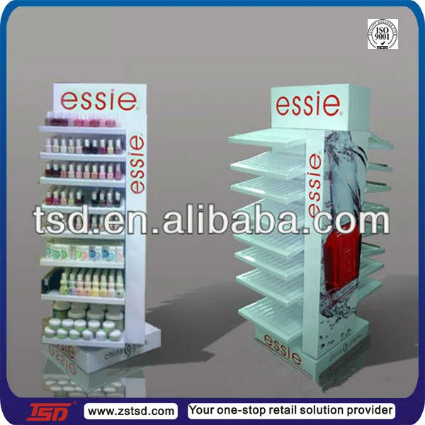 Tsdw906 Custom Rotating Wooden Essie Nail Polish Display Rack,Nail