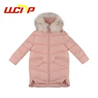 New design modern style fashion popular child girls kids winter coat