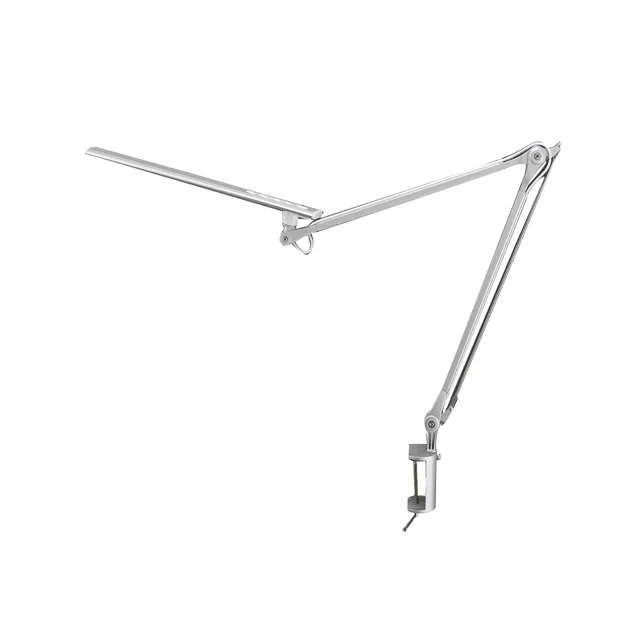 Dimmable Led Desk Lamp Swing And Slim Arm Work Light With Clamp