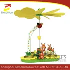 Wooden Easter Decoration Easter Rabbit Pyramid
