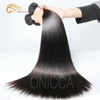 Onicca 12A best selling certified virgin brazilian hair beyonce hair pieces black remy hair extension
