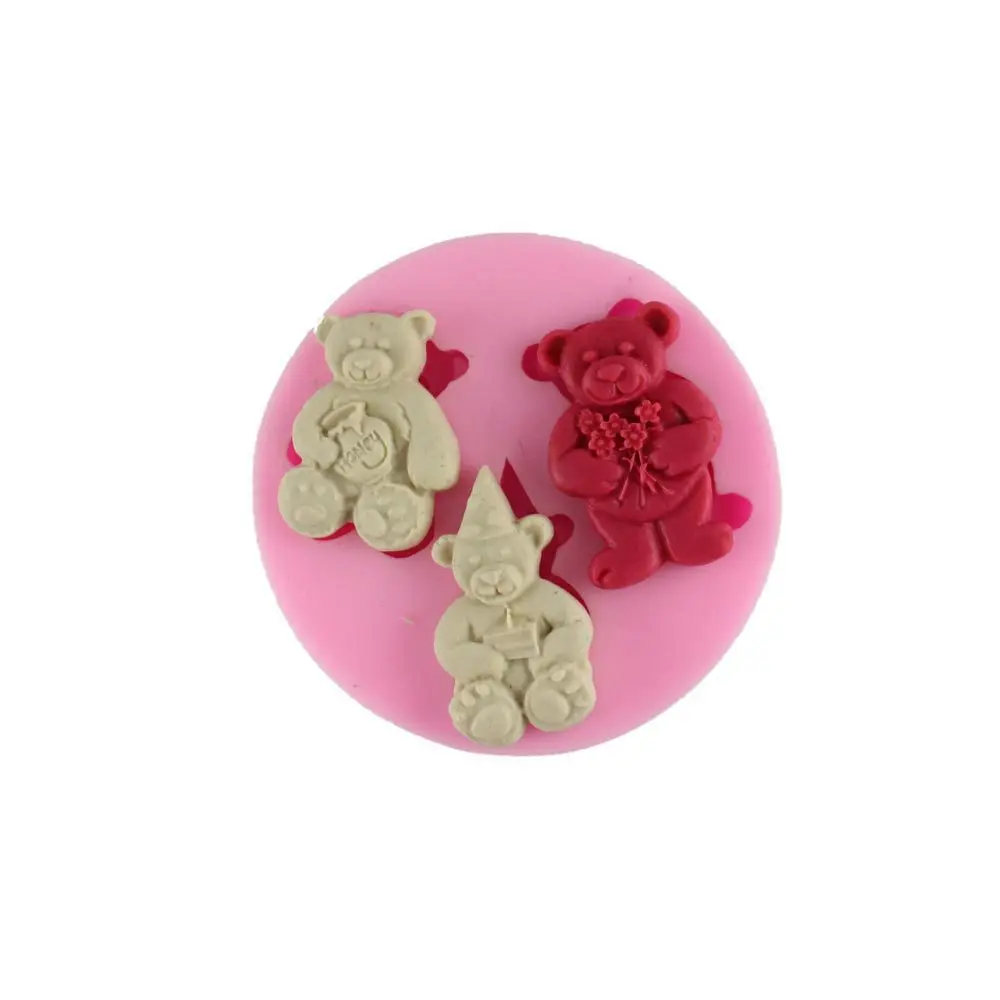 Liquid silicone mold cake chocolate chip mold DIY baking tool Cake Decoration - Three Bears taobao 1688 agent
