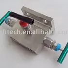 T Type 3 Way Valve Manifold W/ Direct Mount