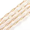 PandaHall Brass Cable Chains with Spool Soldered Real Gold Plated Chain Buy Bulk Jewelry Chain 5x2x0.5mm