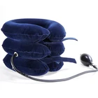 air traction spine pain relief factory price 2015 hot selling soft chin support cervical care neck massager collar