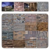 Decorative imitation stone faced wall tiles claddings faux stone veneer