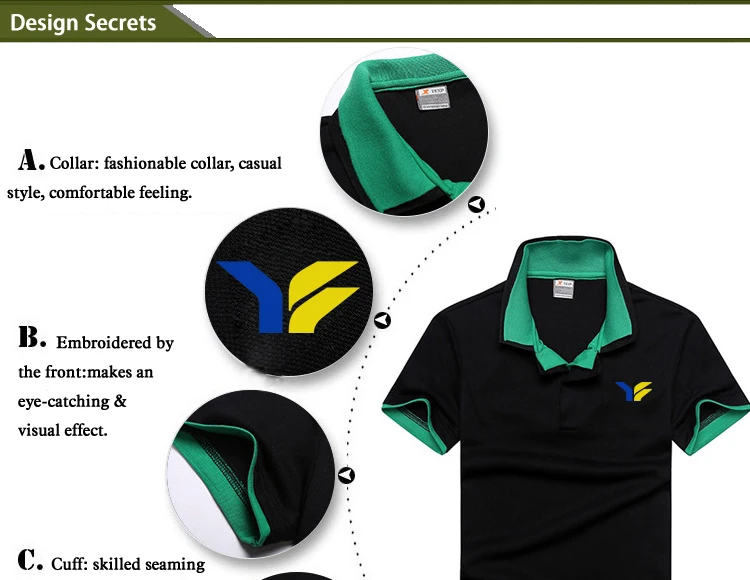Product Promotion high quality plaids custom cut sew polo shirts