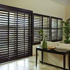 Aisen Good Quality Stained Wood Window Louver Slat for House Decoration