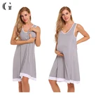 Pregnancy Breastfeeding Nightgown Maternity Clothing Dresses