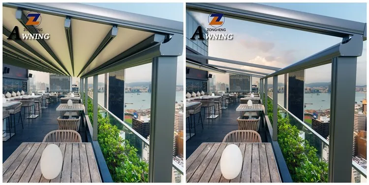 Motorised Awnings Retractable Roof