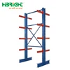 Industrial Warehouse Steel Pipe Racking System Cantilever Rack for heavy loads