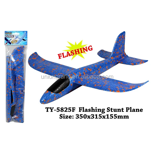 flashing stunt plane
