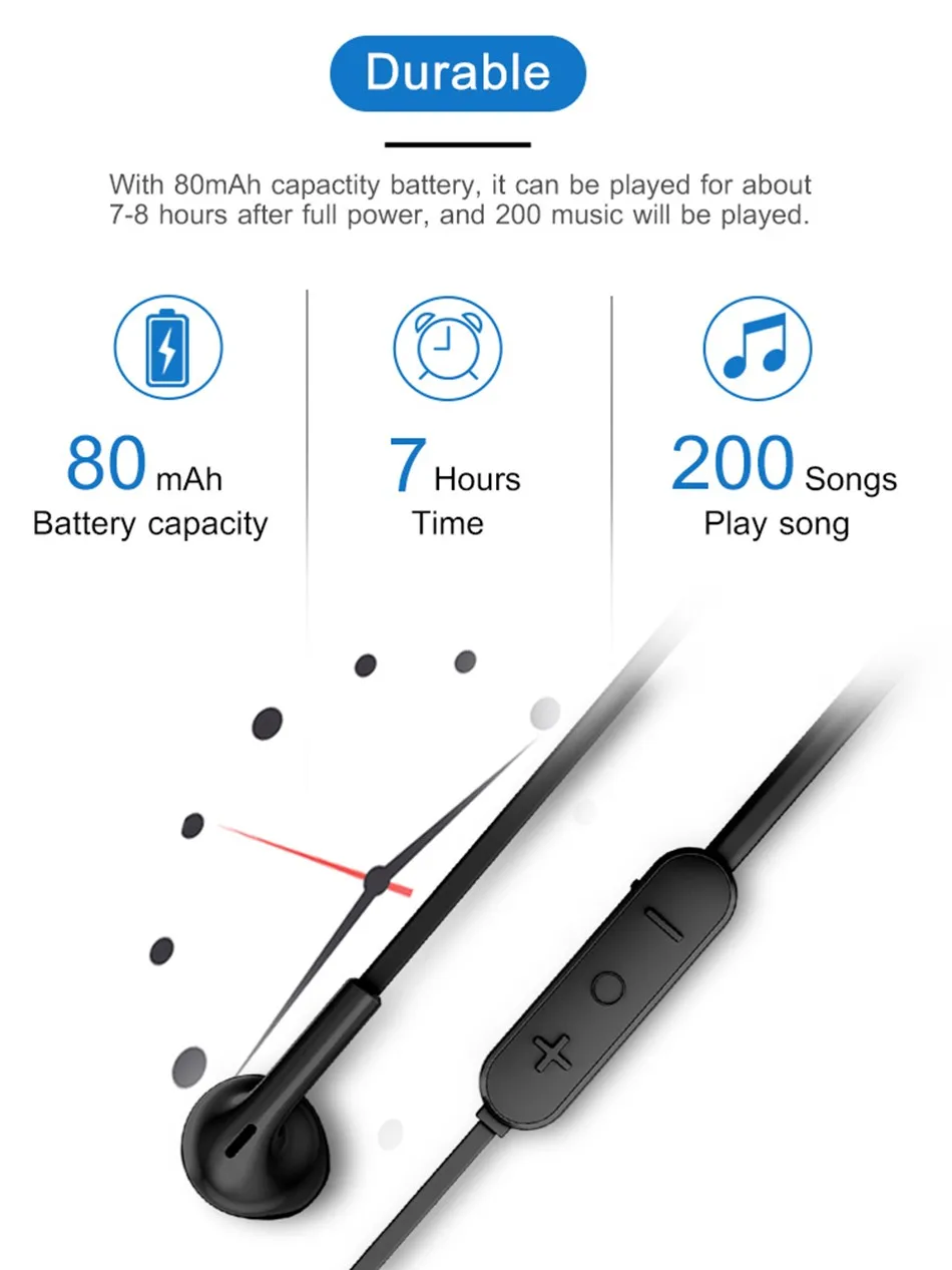 Gusgu G01 Wireless Bluetooth 5.0 High Sound Quality HD Stereo Headet Sport Boat Earbuds Earphone - ANKUX.COM