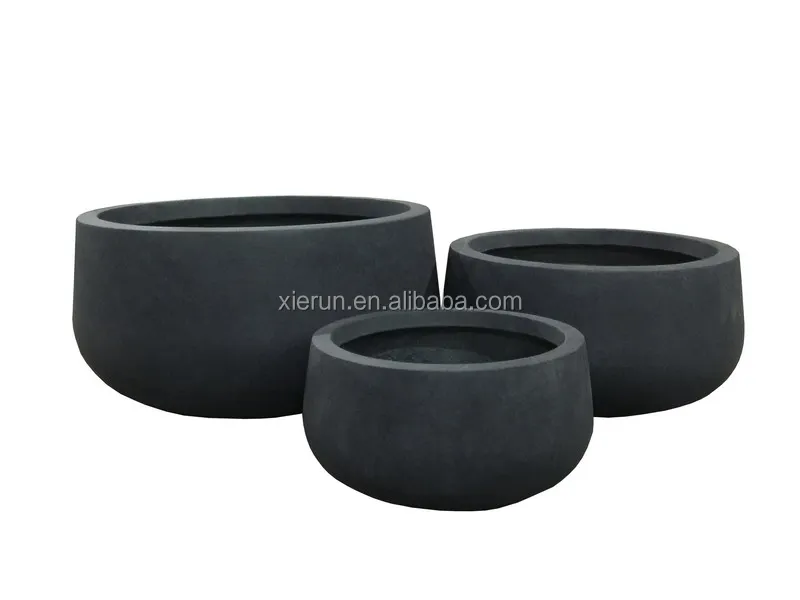 garden ideas classic terra cotta finish round planter container