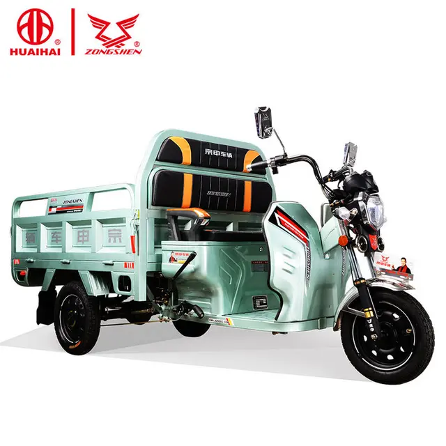 electric tricycle adults 3 three wheels 60v800w from zongshen china 2018