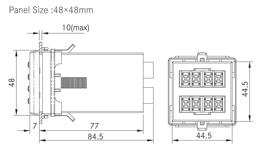 digital display voltmeter