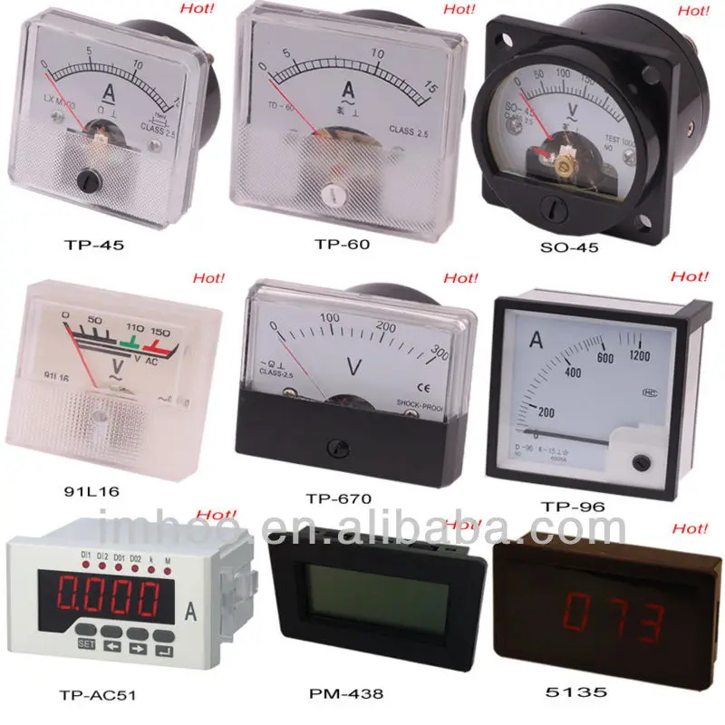 96 Moving Iron Ac Ampere Meter Ac Dc Recording Ammeter Voltmeter Buy