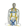 Hot sale climbers harness adjustable personal fall arrest fall protection with rebar hooks buffer bag 2M rope lanyard