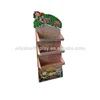 Cardboard sidekick/wall hanging display shelf for snack food foodie for chocolate cookie milk candy for supermarket sales