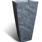 Sqaureshaped customized glass fiber reinforced flower pot