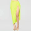 /product-detail/factory-price-wholesale-casual-long-neon-yellow-women-pleated-skirts-62021383499.html