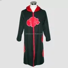 Walson Japan Anime Cosplay Costume Naruto Akatsuki Cloak Itachi Uchiha Cloak Costume