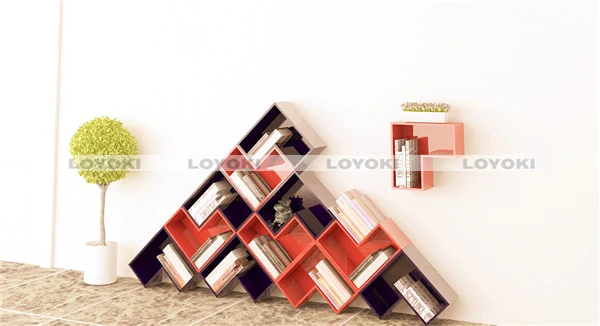 Wood Decorative Floating Wall Shelf diy type aloe vera cube