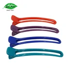 Custom jumbo salon plastic duck bill hair claw clip
