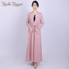2019 Fashion kaftan simple black modest dresses kimono abaya for women dubai gold kimono