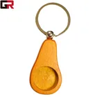 Wholesale Cheap Engraving Car Logo Wooden Keychain