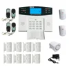 Wireless GSM Alarm System SMS Smart Kit LCD Display Burglar Fire Gas Alarm Home Security Alarm System 99+8 Defense Zones