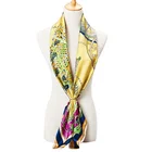 Wholesale Fashion 100 Silk Satin Long Scarf