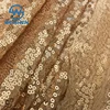 3mm Backdrop Gold Mesh Dress Tablecloth Tulle Wholesale All-over Sequin Fabric