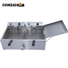 CHINZAO 275*430*280mm Stainless Steel Material Commercial Cooking Equipment Potato Chicken Fryer Machine