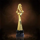 Souvenir Trophy Metal New Design Luxury Perpetual Trophy Gold Metal Trophy Souvenir