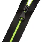 Nylon Zipper 7# Shiny Black Tape Watertight Waterproof Nylon Zipper For Sale