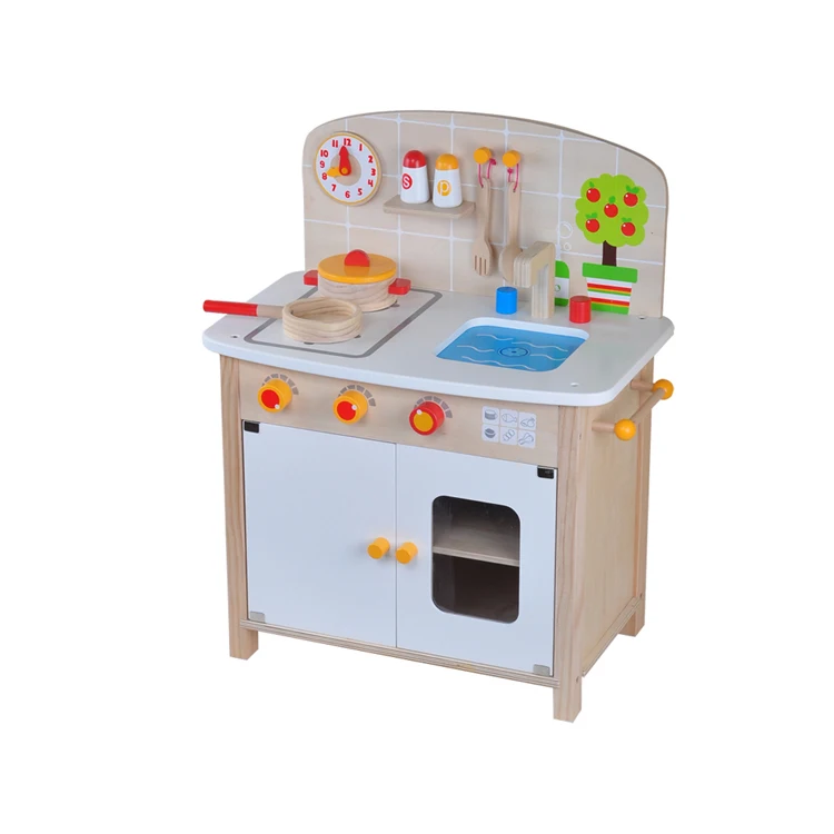 Neue diy kinder spielen küche spielzeug set, holz küche spielzeug ...