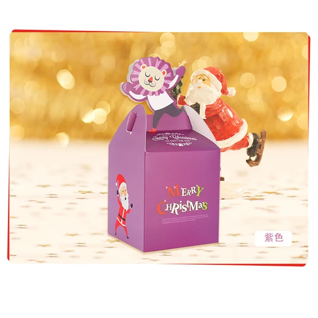 laminated paper apple fruit christmas gift packaging paper box