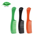 2017 make your own hair comb, long handle comb plastic comb for women