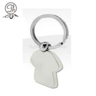 Blank T shirt shape metal keychain for famous brands