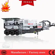 2018 china mobile stone jaw crusher , stone crushing plant/concrete recycling crushing machine