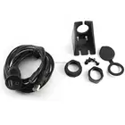 Car Stereo Panel Dash Mount USB input and AUX-In 3.5mm jack F/F Extension Cable
