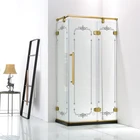 90*90cm Simple Design Square Corner Bath shower room Prefabricated Bathroom Pods Small Shower Enclosure