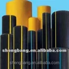 construction pipe tube for gas supply in black or orange