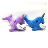 Cute small dolphin stuffed plush animal purple blue dolphin kids toys