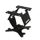 Heavy duty brass stainless steel decorative small hardware shelf wall mount 135 degree angle bracket