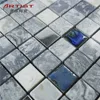 foshan glaze crackle porcelain blue pearl granite mosaic tile