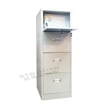 High Quality Office Furniture 4 Tier File Cabinet With Safe Inside