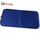 Cheap Polyester folding Folding Car Sunshade